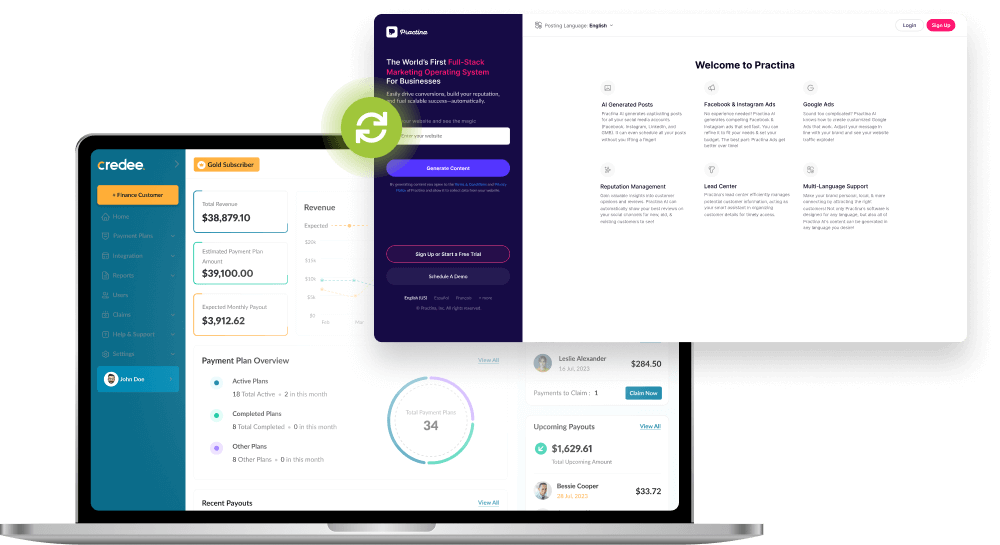 Practina And Credee Integration