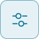 Settings sliders icon representing adjustable preferences