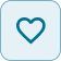 Button to favorite this item, shown as a blue heart icon