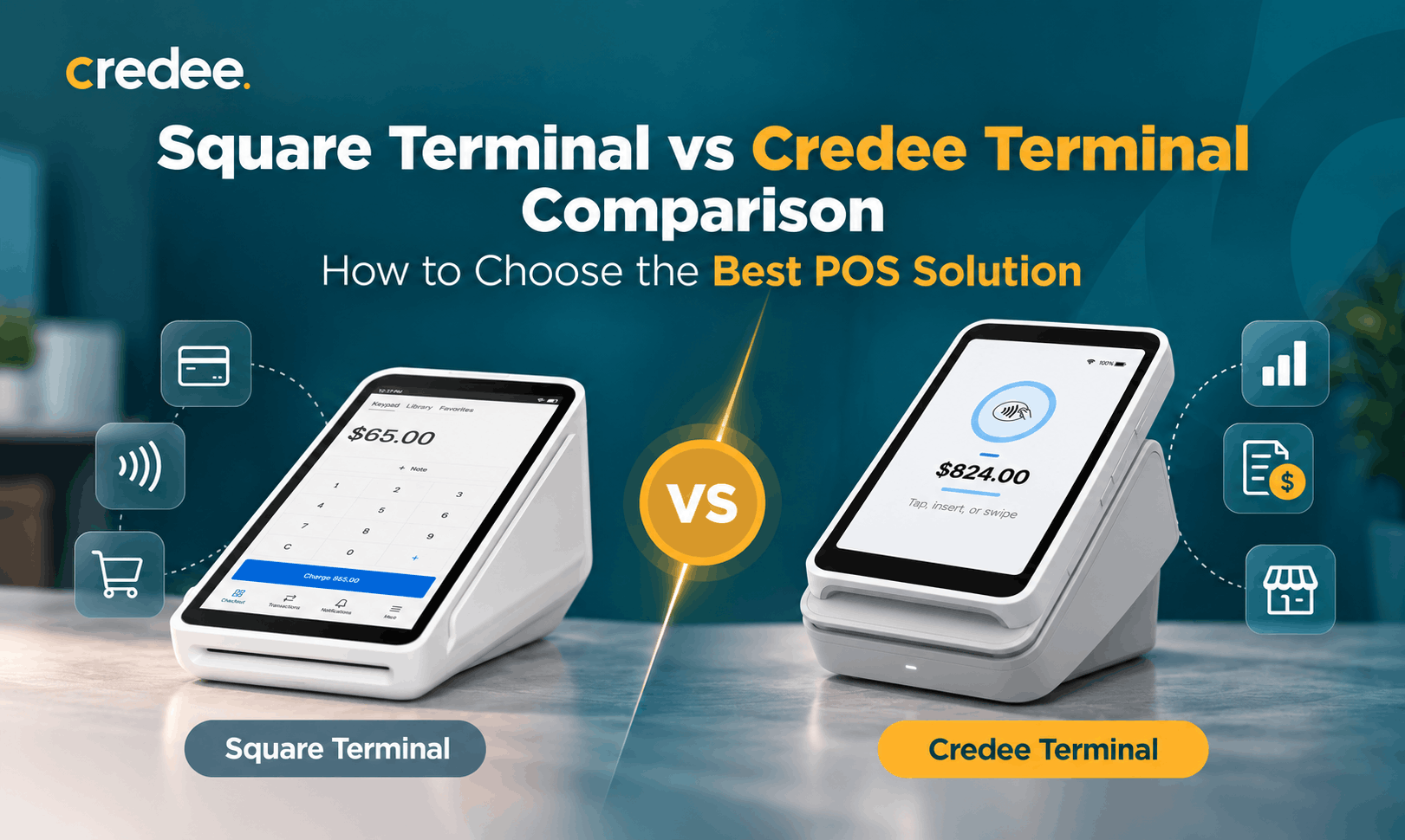 Square Terminal vs Credee Terminal